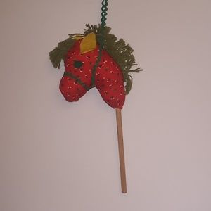 Vintage 60-70's Handmade Horse Pony Christmas Tree Hoilday Ornament